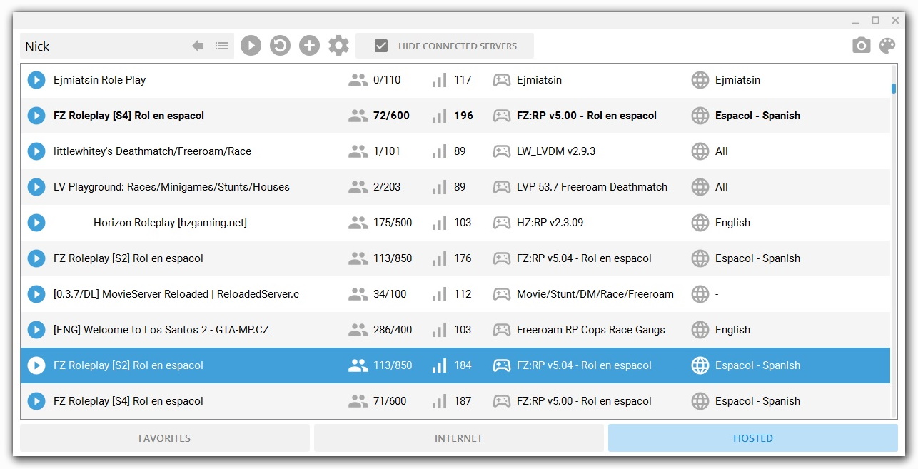 GTA SAMP, SAMP server monitoring